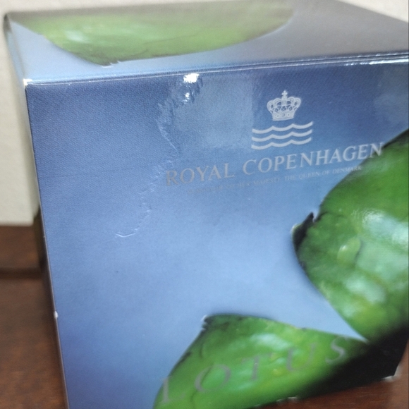 Royal Copenhagen Crystal Lotus Flower Tealight Candle Holder made in Denmark - Picture 8 of 8